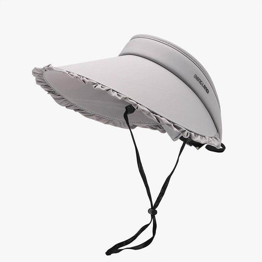 Frill Adjustable Ice Silk Sun Hat for Ultimate Sun Protection