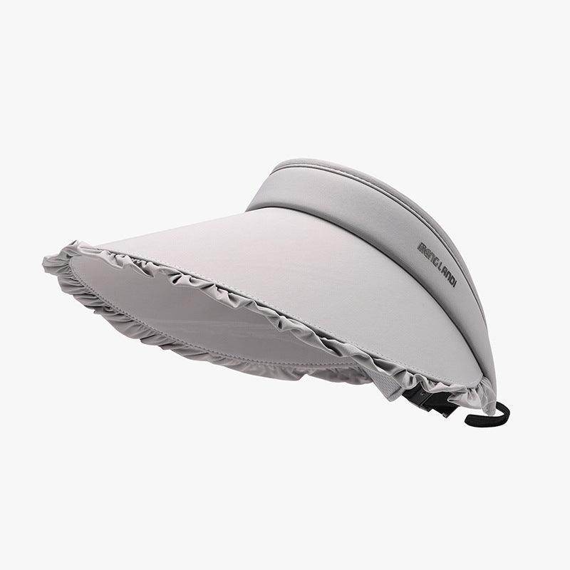 Frill Adjustable Ice Silk Sun Hat for Ultimate Sun Protection